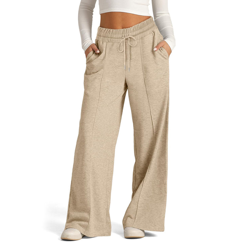 Pantalon de détente large pour femme