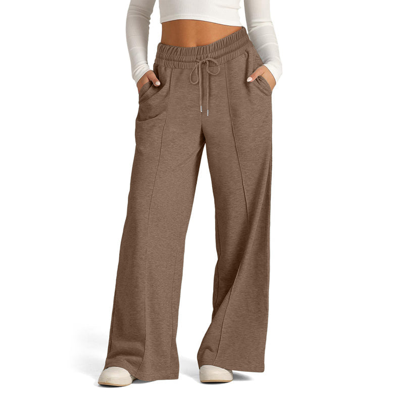 Pantalon de détente large pour femme