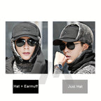 Men’s Faux Fur Ear Flap Winter Cap