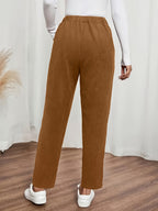 Women’s High-Waisted Straight-Leg Trousers
