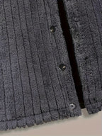 Texturierte Plüsch-Hemdjacke für Herren