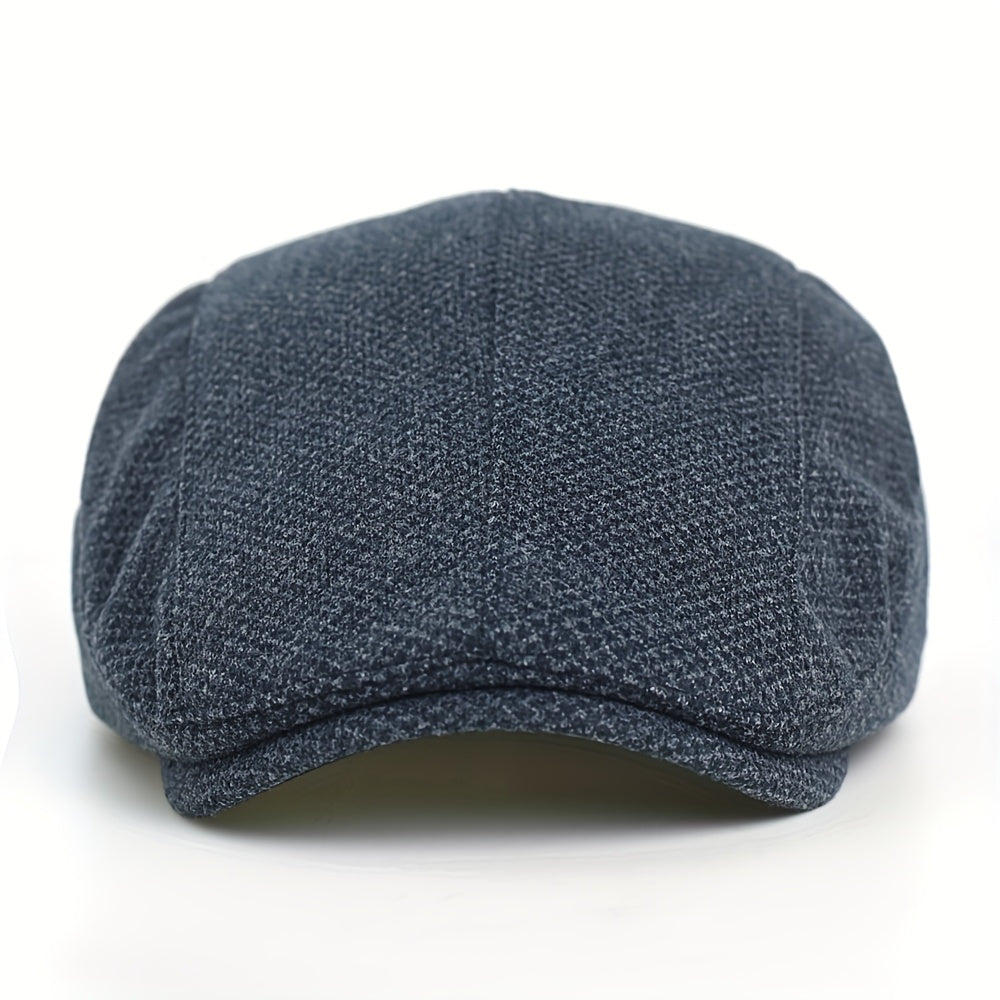 Tekstureret flatcap til mænd