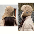Women’s Faux Fur Trim Winter Trapper Hat