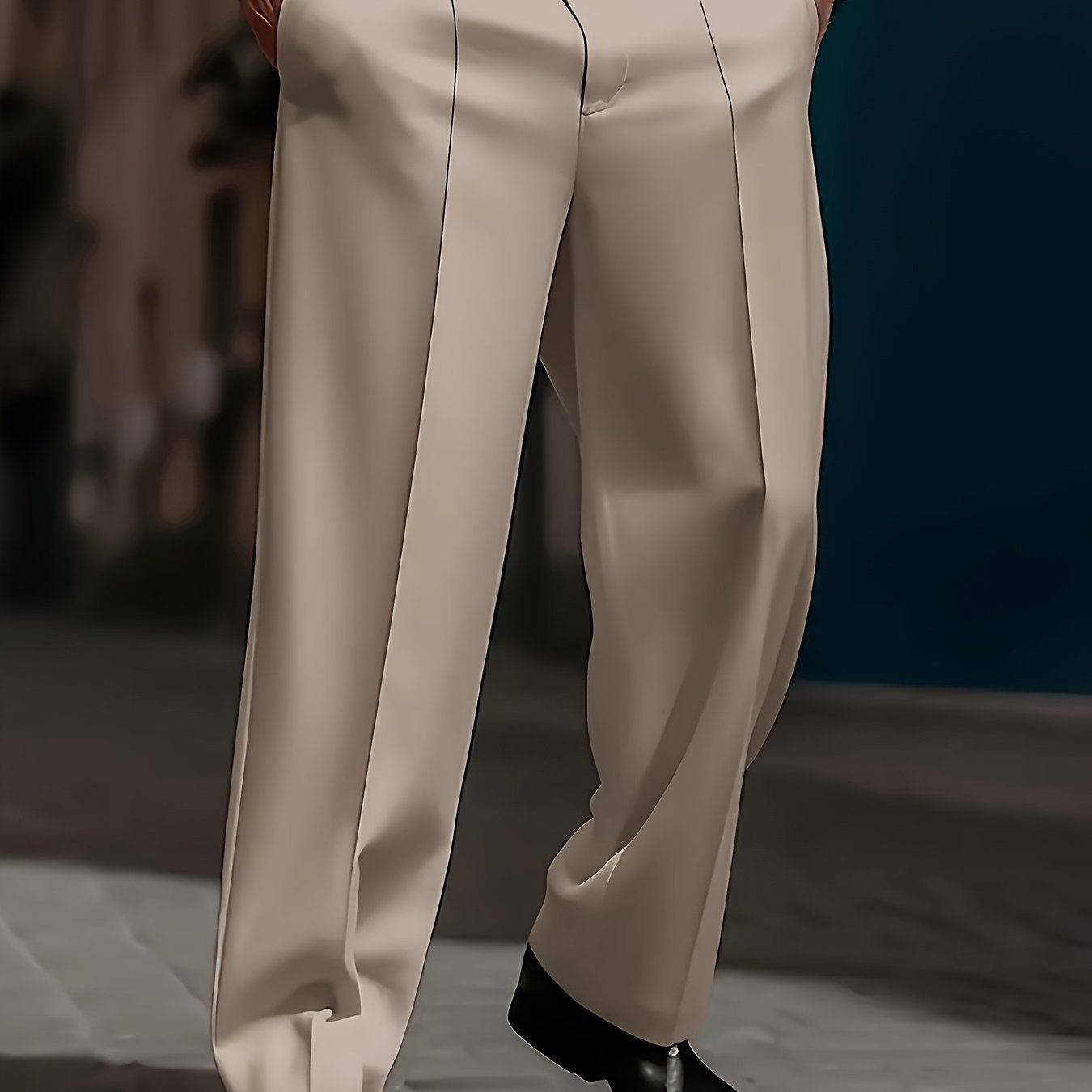 Herrenweite Hosen mit Kordelzug