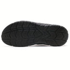 Komfortable slip-on-sandaler til mænd med krokodillestruktur