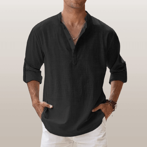 Lightweight Linen Shirt with Relaxed Fit for Comfortable Everyday Wear