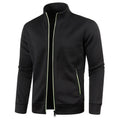 Herrenjacke mit durchgehendem Reißverschluss und Stehkragen