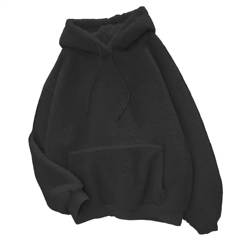 Sweat à capuche en polaire pour femme