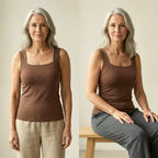 Women's Sleeveless Square Neck Tank Top for Everyday Wear