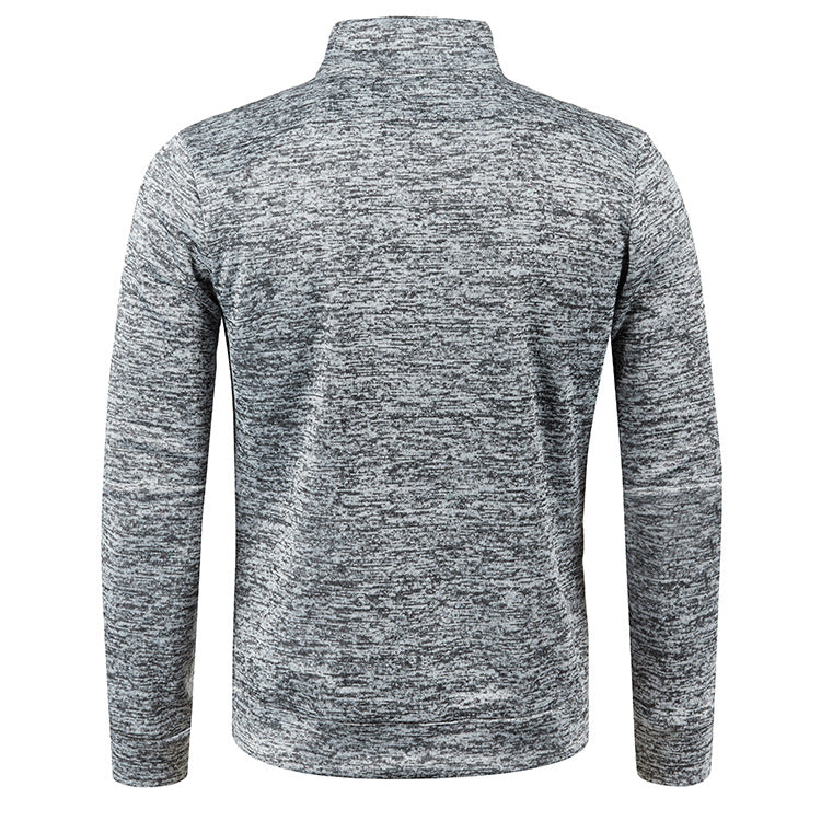 Herrenjacke mit durchgehendem Reißverschluss und Stehkragen
