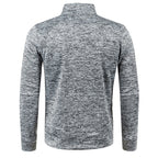 Herrenjacke mit durchgehendem Reißverschluss und Stehkragen