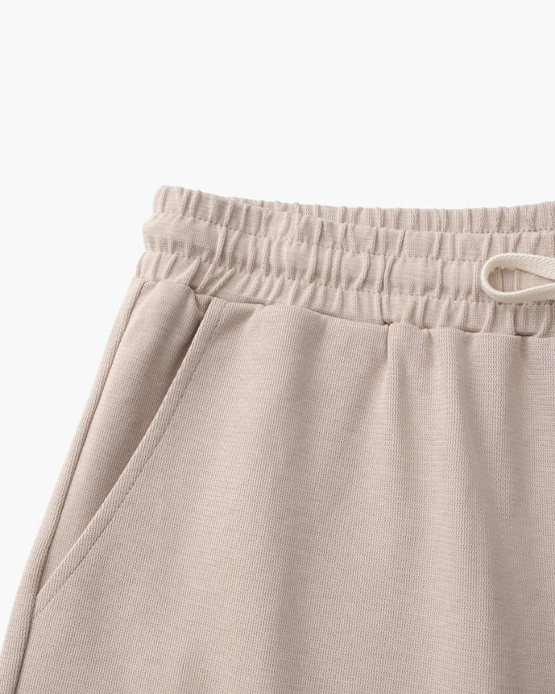 Men's Essential Drawstring Shorts with Elastic Waist and Relaxed Everyday Comfort Fit