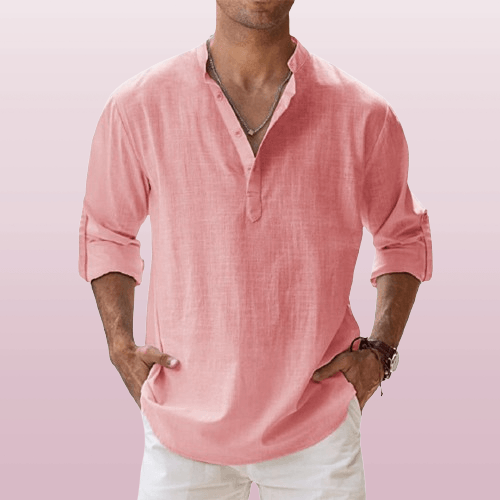Lightweight Linen Shirt with Relaxed Fit for Comfortable Everyday Wear