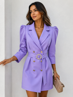 Women’s Belted Blazer Mini Dress