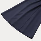 Elegantes Damen-Midikleid mit Bootsausschnitt, weiten Ärmeln, tailliertem Bund und ausgestelltem A-Linien-Rock