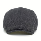 Tekstureret flatcap til mænd