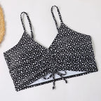 Trendy Dames Tankini Set met Print en Flatterende Pasvorm