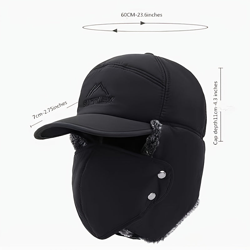 Men’s Faux Fur Ear Flap Winter Cap