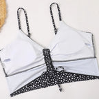 Trendy Dames Tankini Set met Print en Flatterende Pasvorm