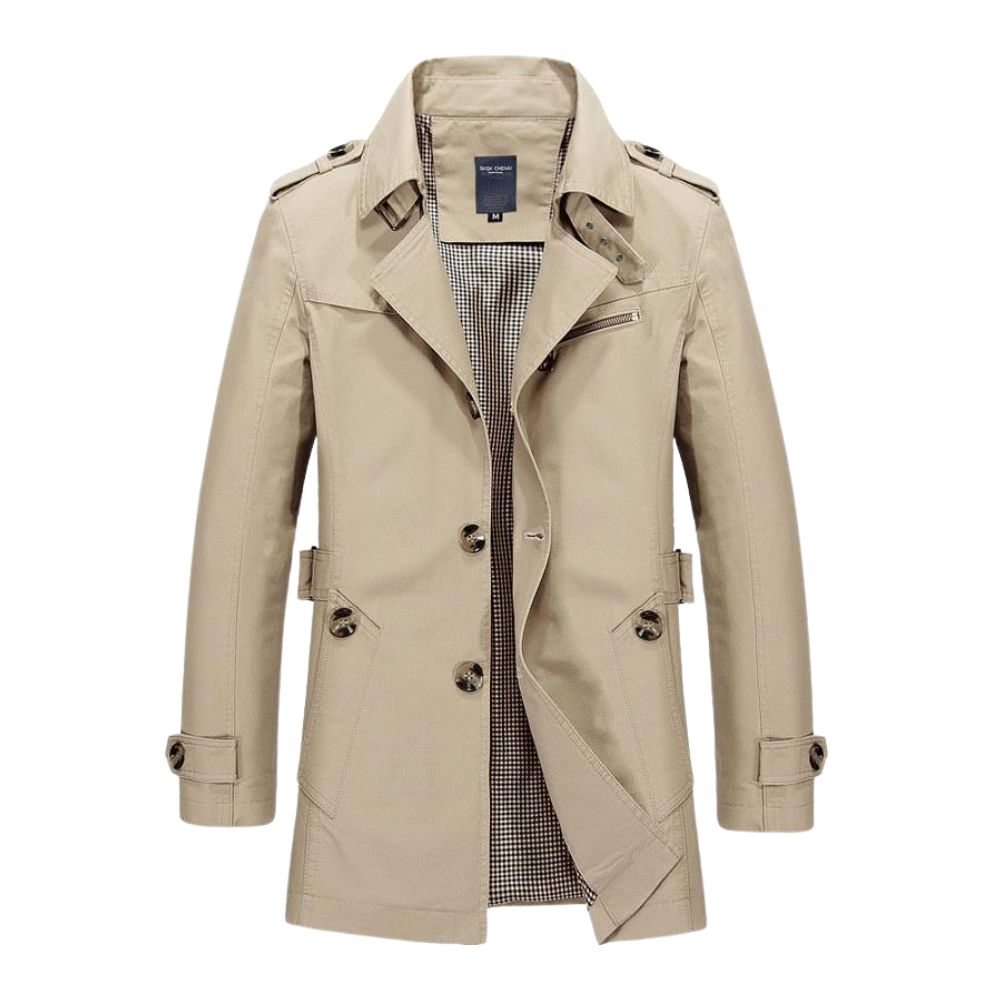 Klassischer Trenchcoat für Herren