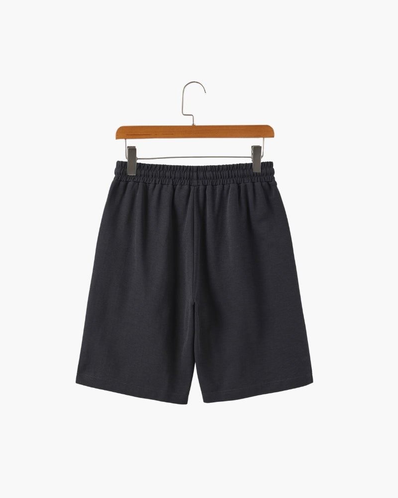 Men's Essential Drawstring Shorts with Elastic Waist and Relaxed Everyday Comfort Fit