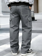 Men's Contrast Stitch Cargo Trousers