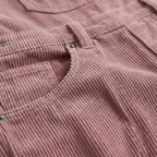 Damen-Latzhose aus Cord mit weitem Bein