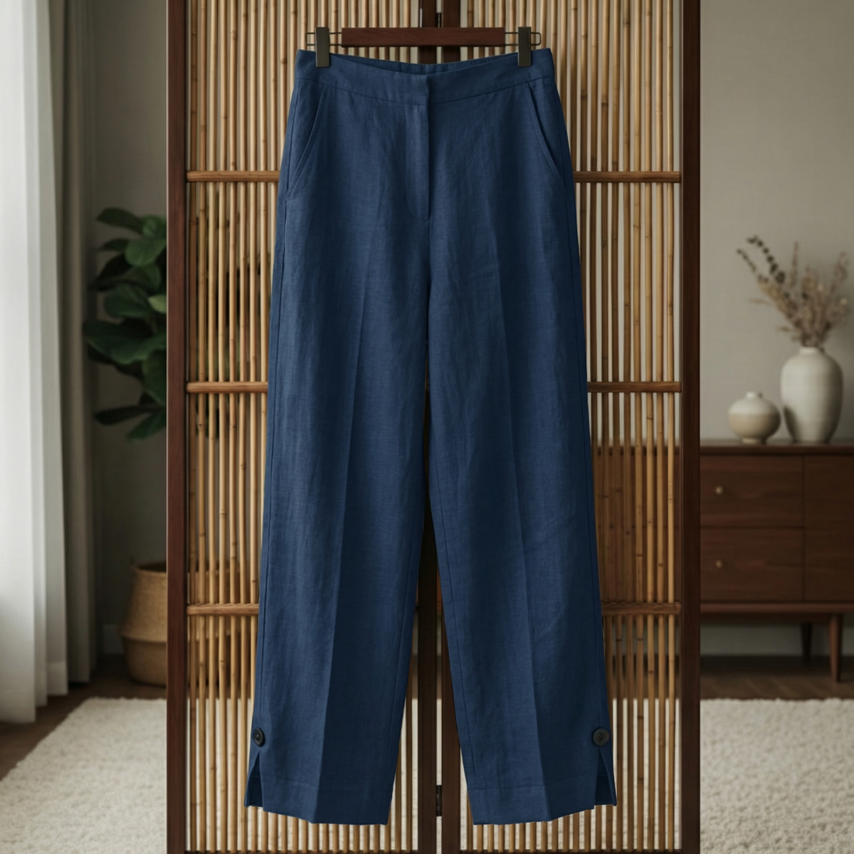 Damenhose mit legerer, zulaufender Passform