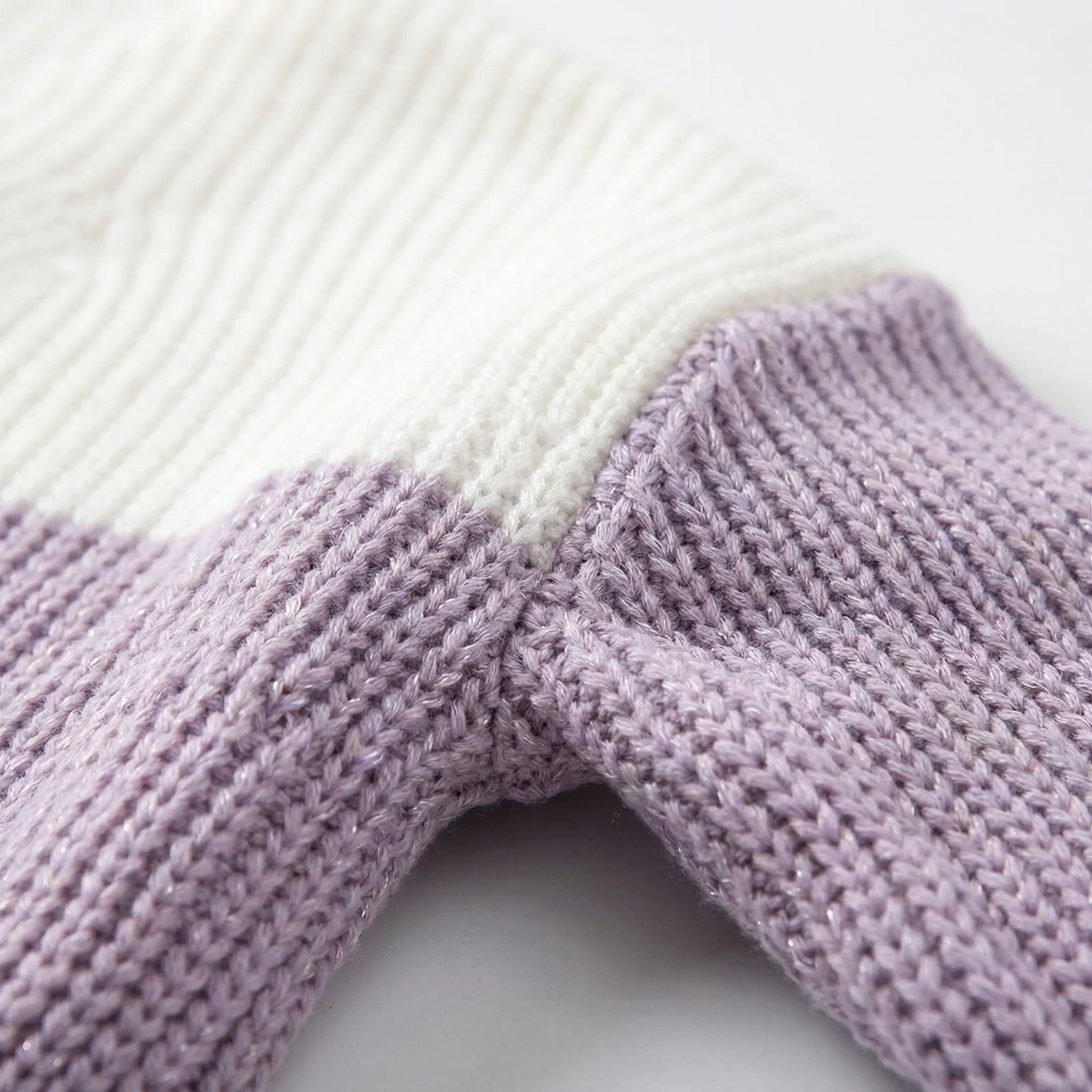 Suéter de punto para mujer con bloques de color