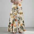 Botanische Damenhose mit weitem Bein