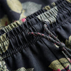 Botanische Damenhose mit weitem Bein