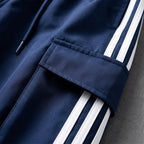 Cargo-Trainingshose für Damen mit weitem Bein