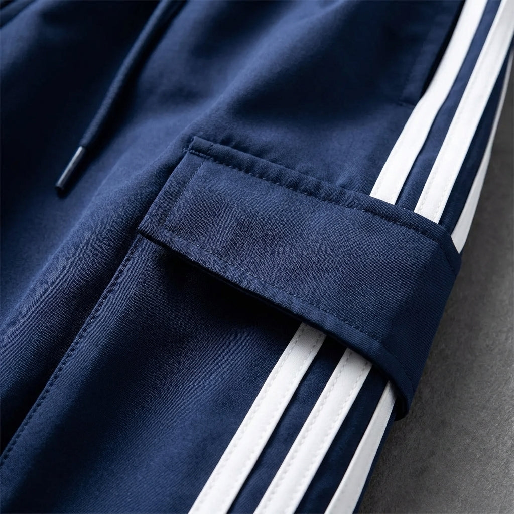 Cargo-Trainingshose für Damen mit weitem Bein