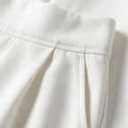 Damen-Palazzohose mit hohem Bund und weitem Schnitt