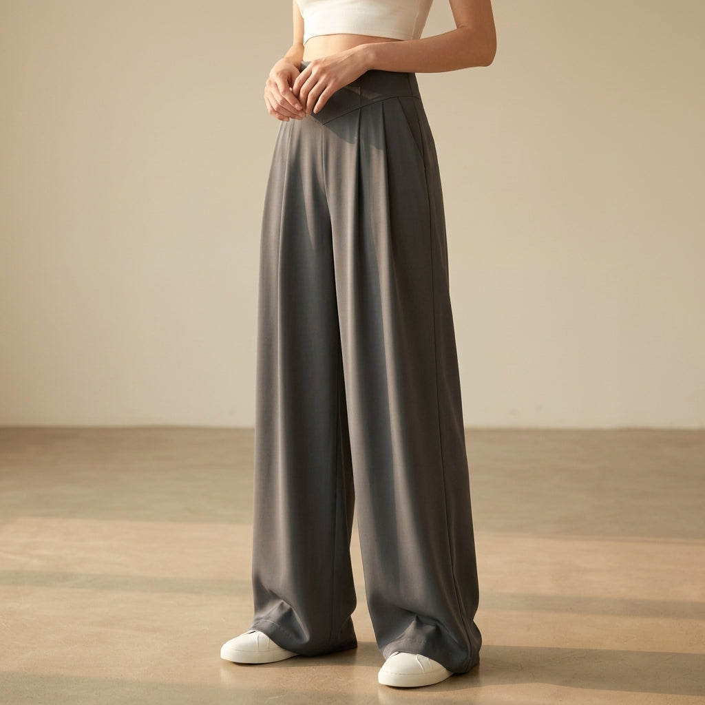 Women’s High-Waist Flowing Palazzo Pants