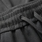 Lockere Damenhose mit weitem Bein und Kordelzug