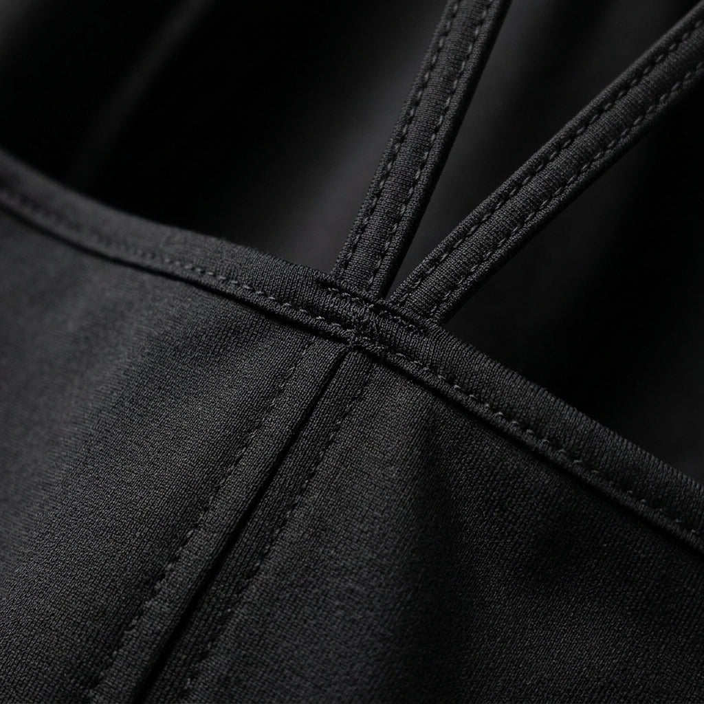 Damen-Jumpsuit mit Trägern und weitem Bein