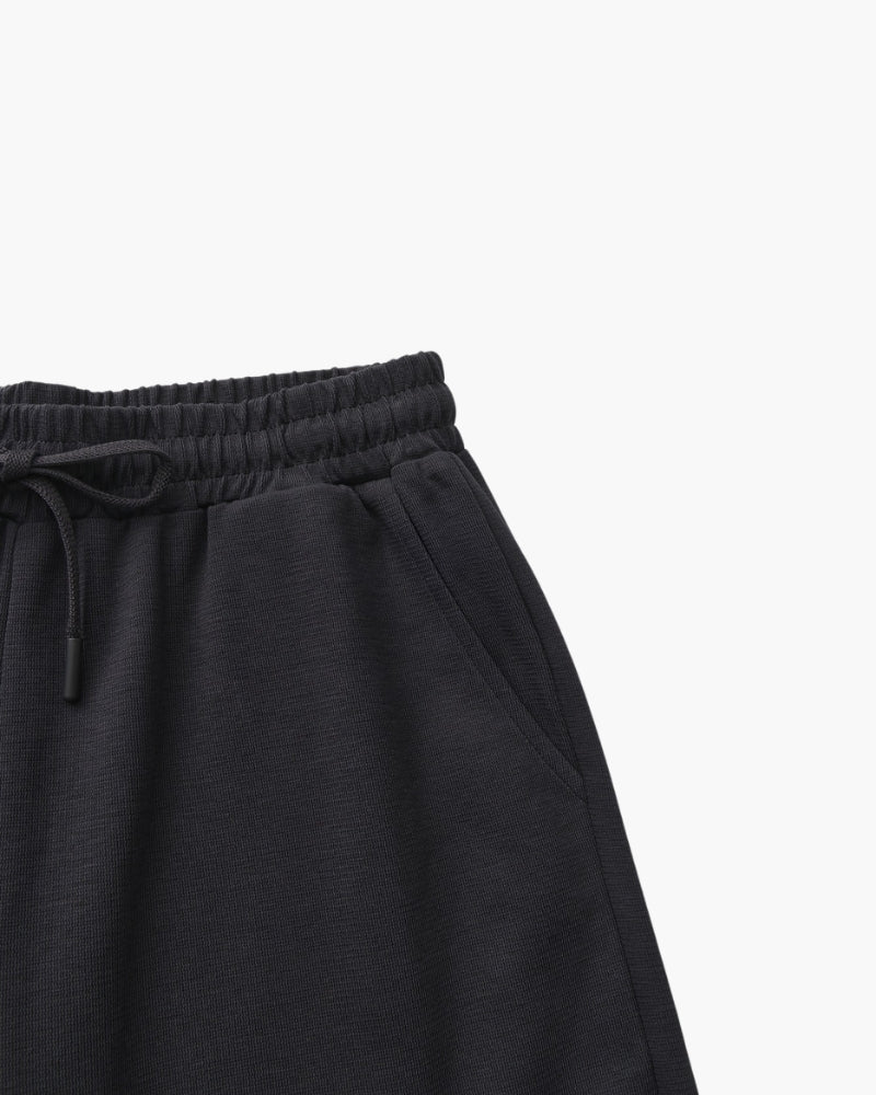 Men's Essential Drawstring Shorts with Elastic Waist and Relaxed Everyday Comfort Fit