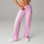 Women's High-Waisted Wide-Leg Trousers