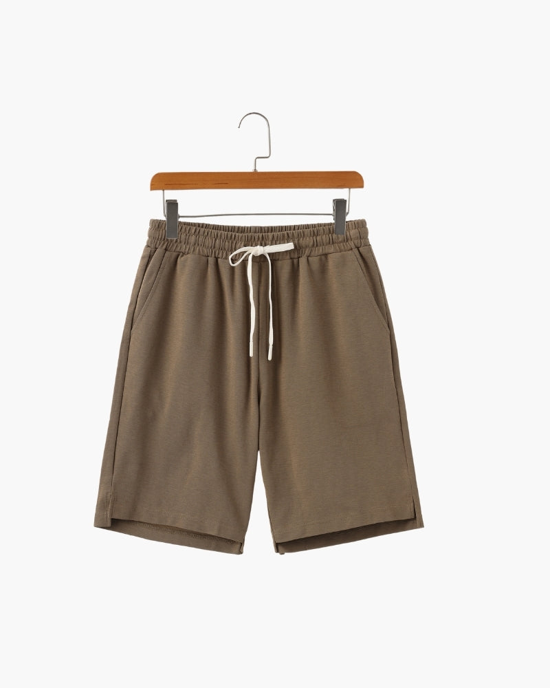 Herren-Essential-Shorts mit Kordelzug, elastischem Bund und entspanntem, bequemem Alltagsschnitt