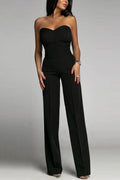 Damen trägerloser Jumpsuit mit figurbetonter Silhouette für elegante Anlässe