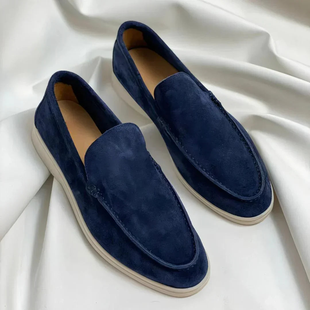 Men’s Classic Suede Penny Loafers