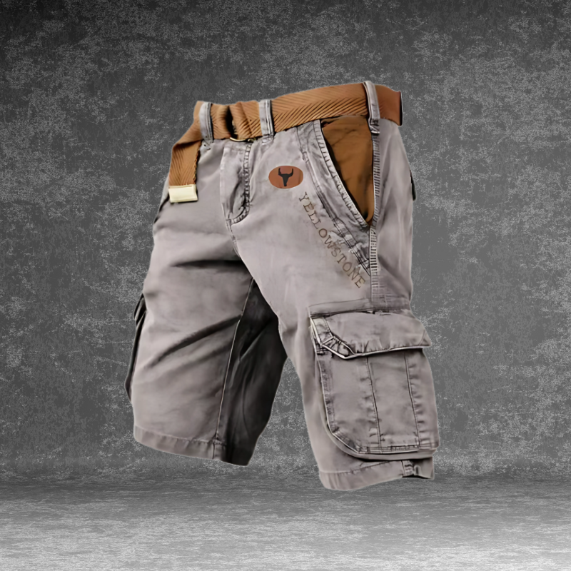 Men's Cargo Shorts with Utility Pockets and Relaxed Outdoor Fit