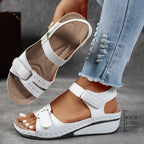 Damen Komfort Keilsandalen