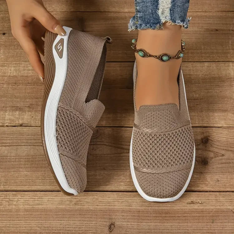 Women’s Knit Slip-On Walking Shoes