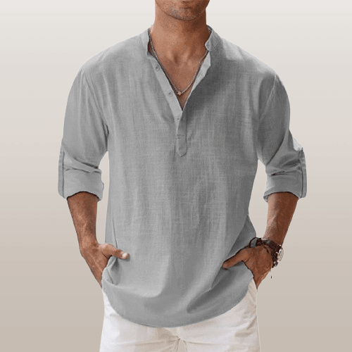 Lightweight Linen Shirt with Relaxed Fit for Comfortable Everyday Wear