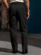 Pantalones de pierna ancha con cordón para hombre