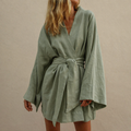 Women’s Relaxed Belted Kimono Dress