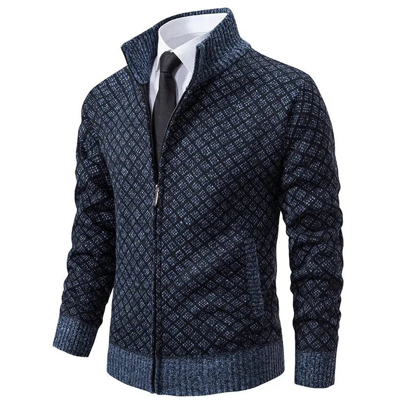 Gilet zippé texturé pour homme