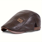 Gorra plana clásica texturizada para hombre